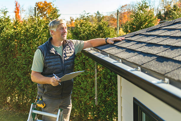 Professional Roofing technician working in Ocean Beach, NY